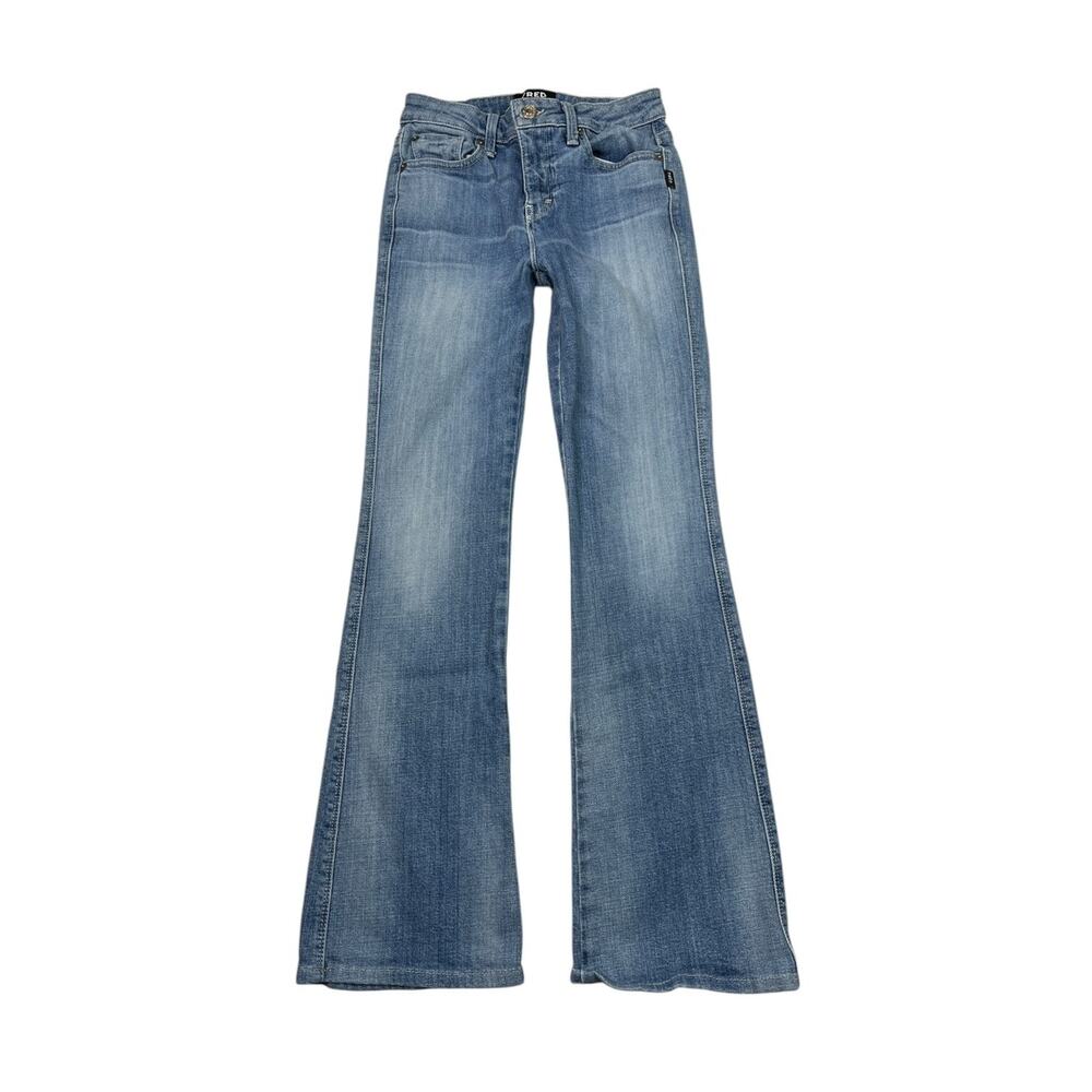 Fred by Fred Segal High Rise Flare Leg Bootcut Jeans Medium Wash Womens 26